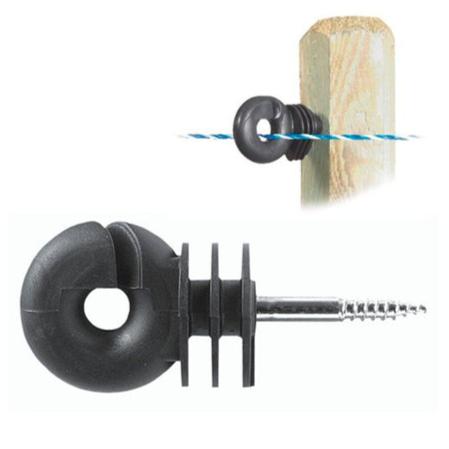 Aislador de hilo roscado para madera FI5 (paquete de 25) - PECFARM