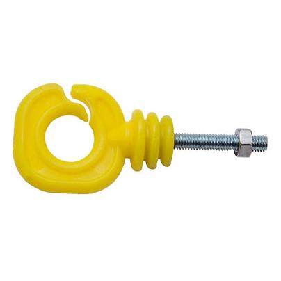 Aislador de hilo N5 rosca M6 con tuerca (paquete de 10) - PECFARM