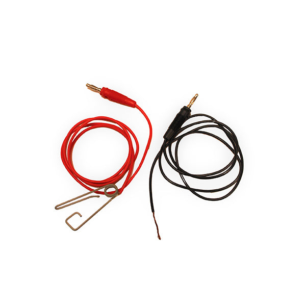 Cables con conexión banana para cercas (Par) - PECFARM