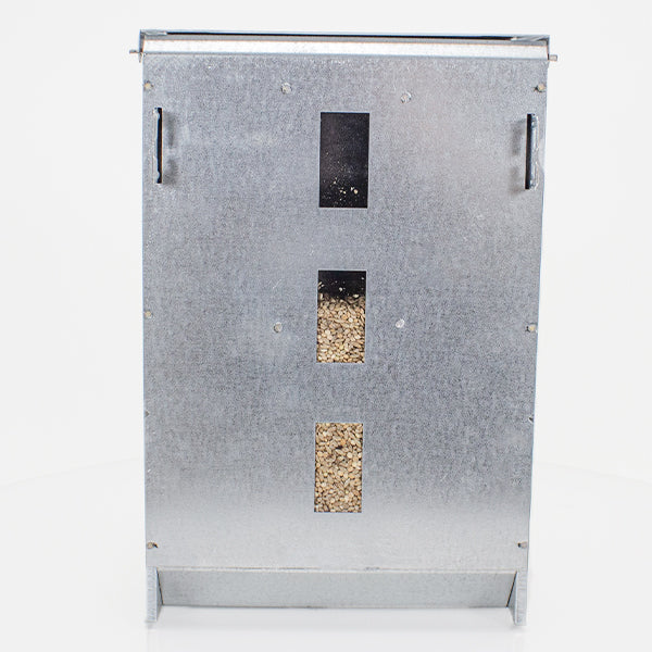 Comedero para aves 3 orificios e indicador de nivel - PECFARM