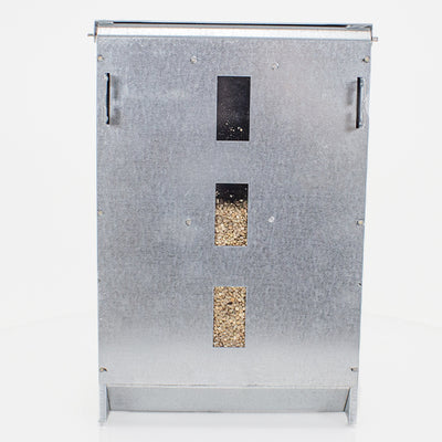 Comedero para aves 3 orificios e indicador de nivel - PECFARM