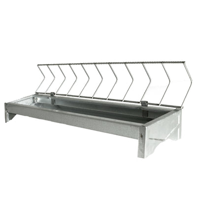 Comedero para pollitos con rejilla galvanizado - 40 cm - PECFARM