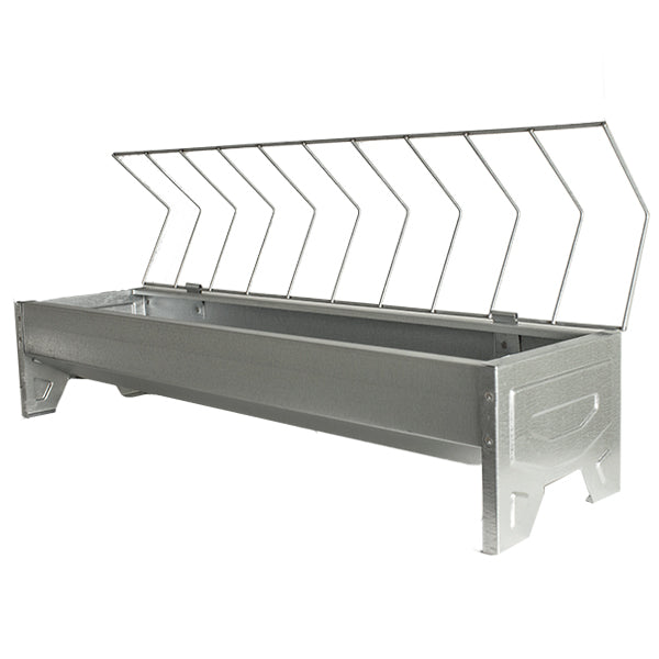 Comedero para pollitos con rejilla galvanizado - 50 cm - PECFARM