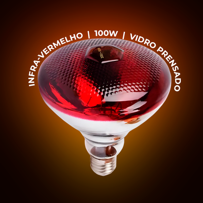 Lámpara Infrarroja CONFORTEK 100 W Cristal prensado